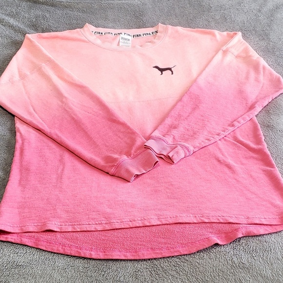 PINK Victoria's Secret Tops - Victoria Secret Pink Oversized Shirt size M